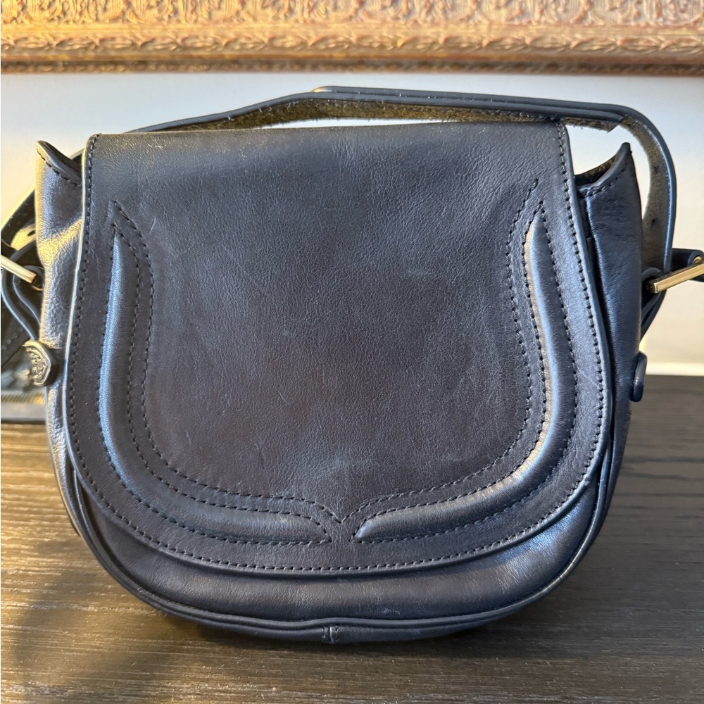 Polo by Ralph Lauren Black Leather Crossbody Bag